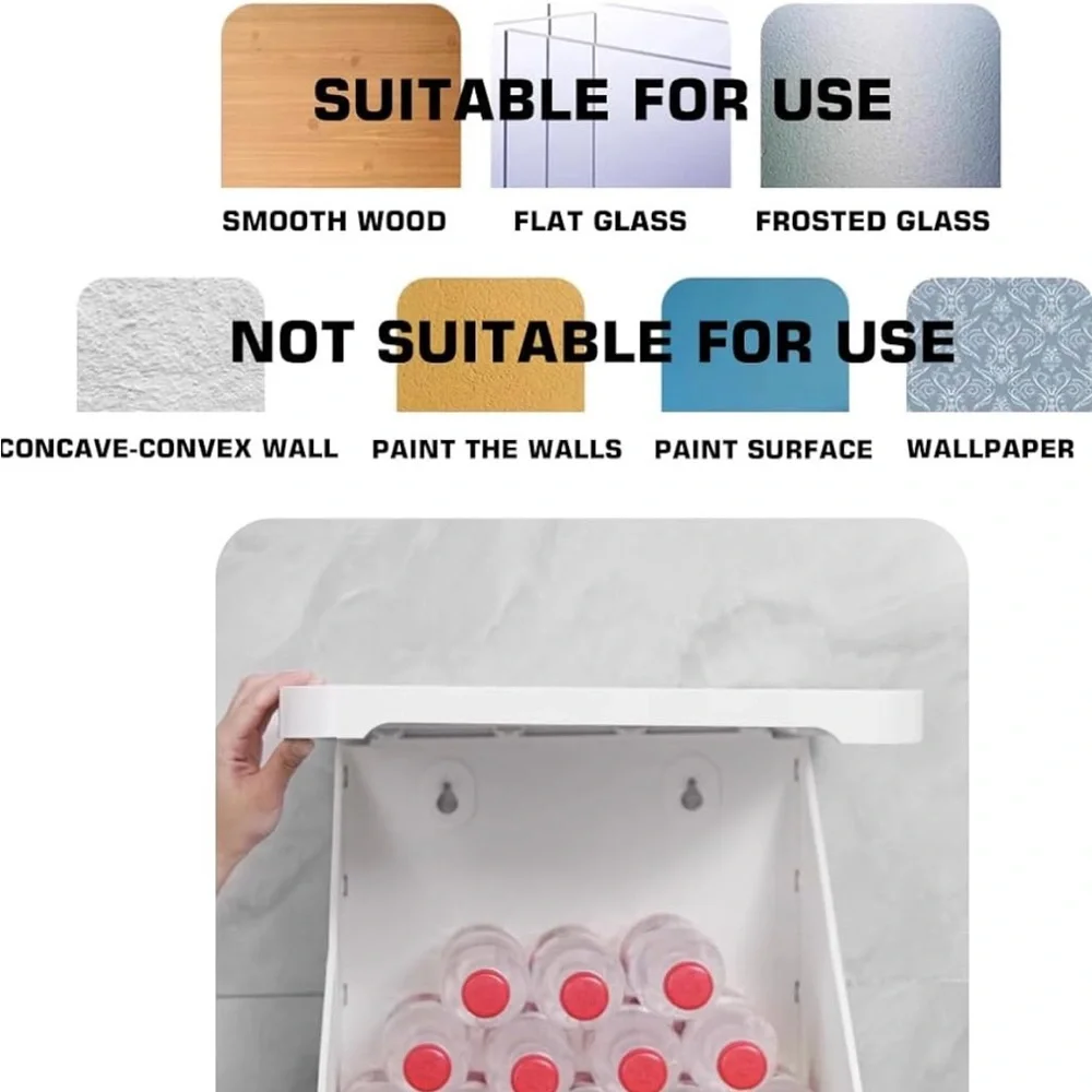 NIB Foldable Bathroom Organizer Storage Box